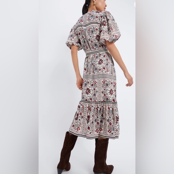 NEW TUCKERNUCK Patchwork Floral Lewis Dress small - Picture 4 of 14